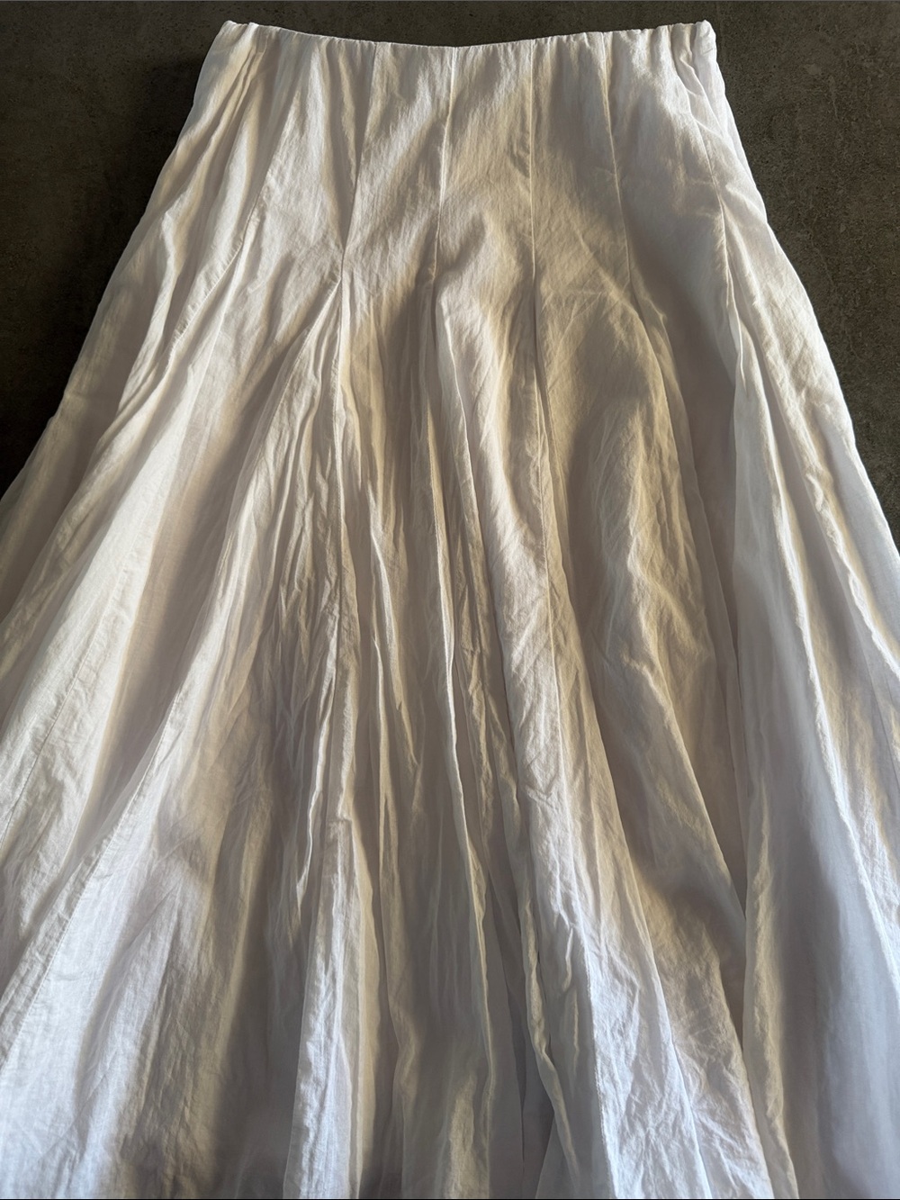 Abercrombie & Fitch 100% Cotton Godet Midi Skirt - Picture 9 of 12